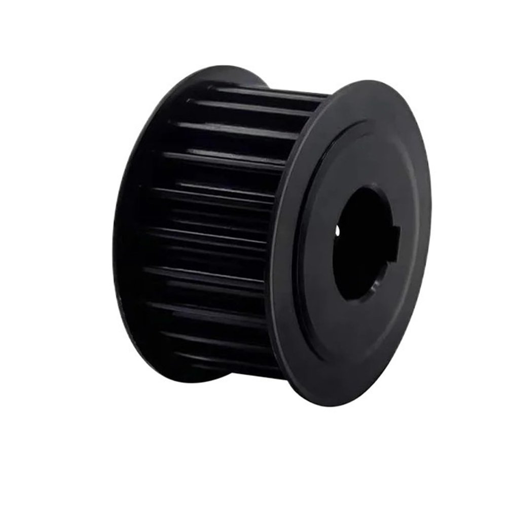 1pc 20-Tooth HTD 8M Steel Timing Pulley, AF Type, for 25/30/40mm Belt Widths, 8-28mm Bore