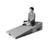 Foldable Gymnastics Incline Wedge Mat for Kids, Tumbling and Aerobics view 2