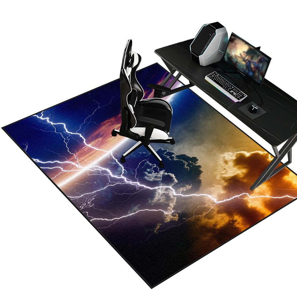 Gaming Office Chair Floor Mat 90 x 140 cm