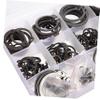 315-Piece Steel External Shaft Retaining Ring Assortment view 1