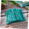1000 Flexible Green Plant Twist Ties, Galvanized Iron Wire view 2