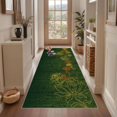Qemgrste Non-Slip Kitchen Runner Rug, Washable Hallway Carpet, 70 x 240 cm