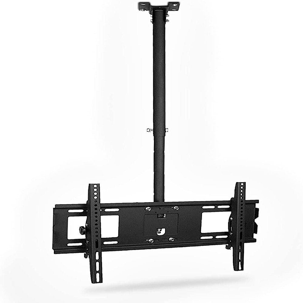 Ceiling TV Mount, 360° Swivel and Tilt, for 37–75 in Flat and Curved TVs up to 100 kg