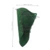 minkissy Suede Steampunk Arm Bracers, Medieval Retro Renaissance Cosplay Accessories, Green Arm Guards for Men and Women view 2