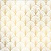 MG Design Set of 8 Cork Placemats, Leaf Deco Gold, 30 x 40 cm view 2