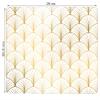 MG Design Set of 8 Cork Placemats, Leaf Deco Gold, 30 x 40 cm view 3