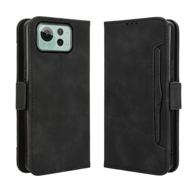 Lucyliy Case for Asus Zenfone 12 Ultra, PU Leather Flip Cover, Black