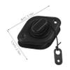 ARTSEWPLY Kayak Drain Plug Set, Plastic, Black, Waterproof view 2