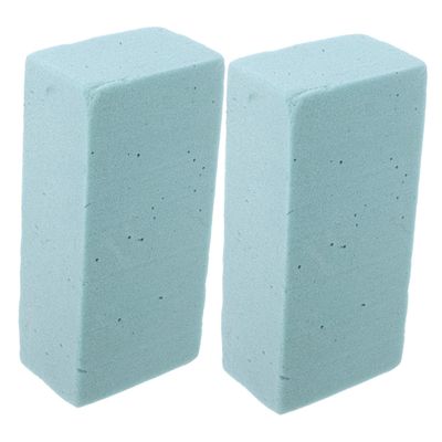 ABOOFAN 2-Piece Floral Foam Blocks for Fresh and Artificial Flowers, Waterproof Foam Boards for Creative Arrangements, Weddings, and Projects