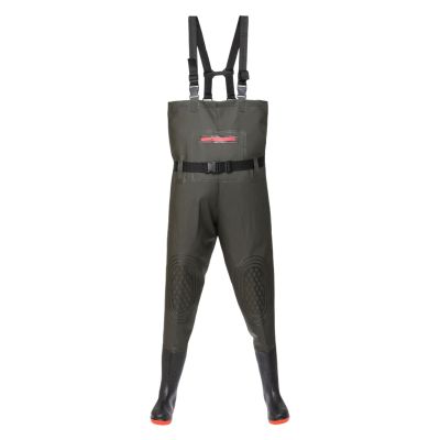 Waterproof Neoprene Fishing Waders with Integrated Boots, Sizes 36–47