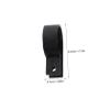 Mountable Black Cable Clips, 200 Pieces, Plastic and Nylon view 2