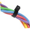 Mountable Black Cable Clips, 200 Pieces, Plastic and Nylon view 3