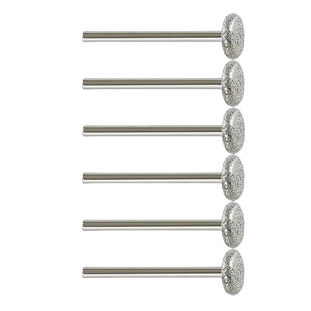 GZHXF 6-Piece 6–16 mm Diamond Grinding Bit Set, 3 mm Shank