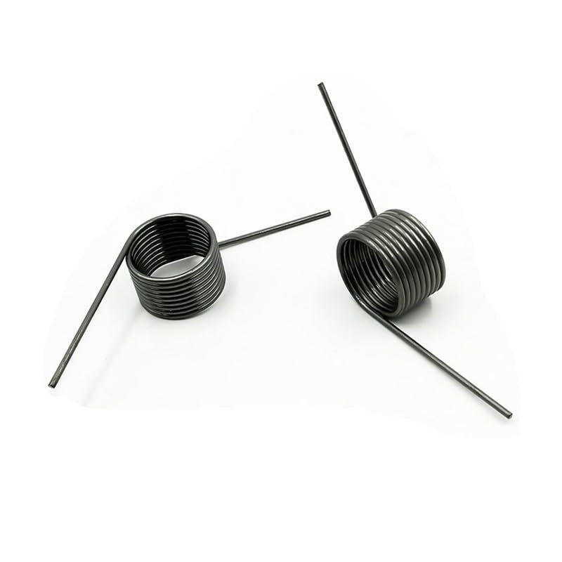 Straight Torsion Spring, 5-Piece Ring, 65Mn Steel, V-Shaped Spring Wire, 1.4 mm Diameter, 60/90/120/180° Angles (12.6 mm, 120°; 14 mm)