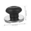 ULTECHNOVO 2-Piece Kettle Lid Knobs, Heat-Resistant Replacement Handles with Whistle view 2