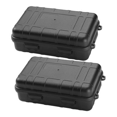 Outdoor Survival Gear Storage Cases, Impact-Resistant, 2-Pack