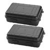 Outdoor Survival Gear Storage Cases, Impact-Resistant, 2-Pack view 1