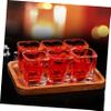 VALICLUD 6-Piece Heart-Shaped Shot Glasses with Sturdy Bases for Parties and Christmas Bars view 4