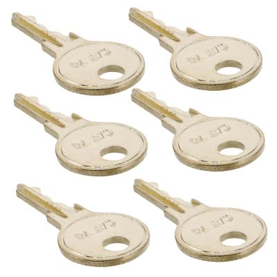 Veemoon 6-Piece Toilet Paper Dispenser Key Set Compatible with Gamco and Other Towel Dispensers, Easy to Use, Consistent Performance, Precise Fit