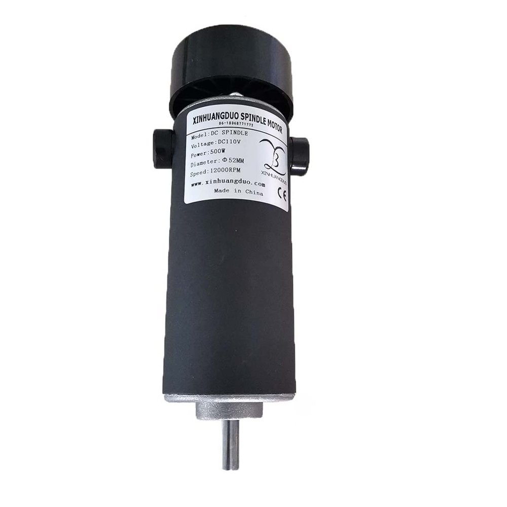 Air-Cooled 0.5 kW CNC Spindle Motor Kit with Fan and Speed Controller