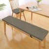 IJQXLA Garden Bench Cushion 60 x 35 x 3 cm (23.6 x 13.8 x 1.2 in), High-Density Memory Foam, Washable Linen, Non-Slip Cushion for Shoe Bench Shelves, Windows, Pianos, and Dining Rooms view 1