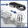 AICOYA 2-Pack Saw Chains, 3/8", 66 Drive Links, 1.6 mm, 45 cm, 0.063", for 18" Chainsaws view 4
