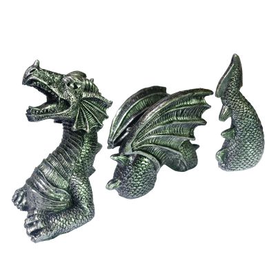 Gothic Dragon Sculpture with Three Sections