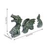 Gothic Dragon Sculpture with Three Sections view 4