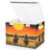 famyily Western Cowgirl Under-Bed Storage Container with Lid Handle view 2