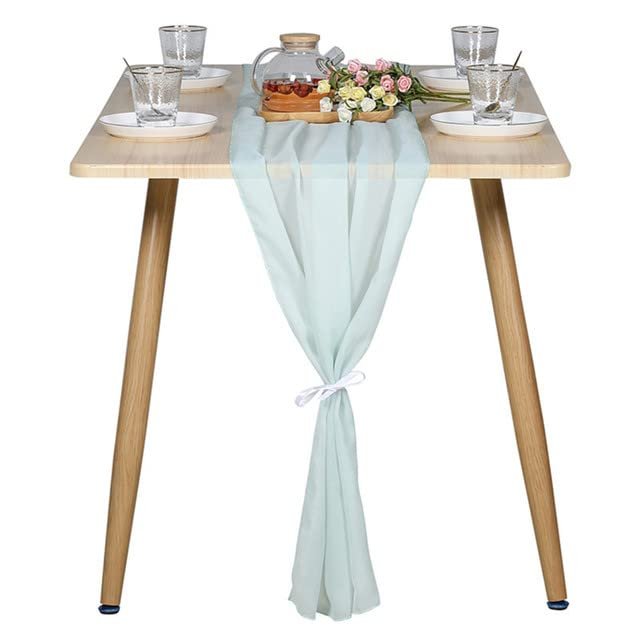 VDCVADKYE Romantic Table Runner 30 cm x 300 cm (Mint Green)