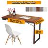 Pounjsd Space-Saving Extendable Dining Table, Folding Wall-Mounted Table view 2