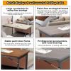 Pounjsd Space-Saving Extendable Dining Table, Folding Wall-Mounted Table view 3