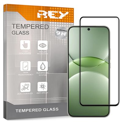 REY 2-Pack 3D Tempered Glass Screen Protectors for Huawei Nova 13 Pro, Black