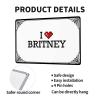 Man Cave Sign, I Love Britney Decor, Tin Sign, Beer Limit Sign, Funny Garage Bar Sign, 30 x 40 cm view 2
