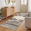 Siunwdiy Brown Abstract Runner Rug, 110 x 200 cm, Non-Slip, Washable view 2