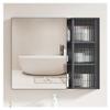 LED Bathroom Mirror Cabinet with Storage, Smart Wall-Mounted Design, 35.4 x 25.6 in view 1
