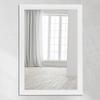 CLAMARO Neo Collage Wall Mirror 80 x 100 cm, Matte White, 38 mm Wood Frame view 1