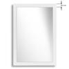 CLAMARO Neo Collage Wall Mirror 80 x 100 cm, Matte White, 38 mm Wood Frame view 3