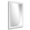 CLAMARO Neo Collage Wall Mirror 80 x 100 cm, Matte White, 38 mm Wood Frame view 4