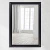 CLAMARO Neo Collage Wall Mirror 55 x 80 cm, Matte Black, 38 mm Wood Frame view 1