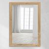 CLAMARO Neo Collage Wall Mirror 45 x 90 cm, Vintage Silver Oak view 1