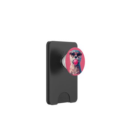 Funny Otter Gum PopSockets PopWallet for MagSafe