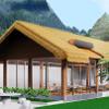 Artificial Thatch Roofing, Mexican Style, Palm Thatch Roll view 2