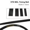 EBGAZSPD MXL Open-Ended Timing Belt, Drive Belt, Rubber, 5 mm Wide, for Fiber Pulley Engraving Cutting Machine (10 mm) view 3