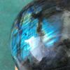 Natural Labradorite Crystal Ball, Blue Gemstone Desk Ornament, 5–5.5 cm view 3