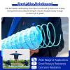 KOQENAG 5 cm Perforated Drainage Pipe, Underground Drainage System, 25 ft (7.6 m) view 4