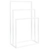 Freestanding Towel Rack, White, 48 x 24 x 79 cm view 2