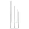 Freestanding Towel Rack, White, 48 x 24 x 79 cm view 4