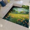 LANDERSION Cartoon Green Nature Landscape Area Rug, 180 x 300 cm view 2