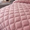 MiduoHu Quilted Bedspread Set for Two, Soft Crystal Velvet, 3-Piece view 3